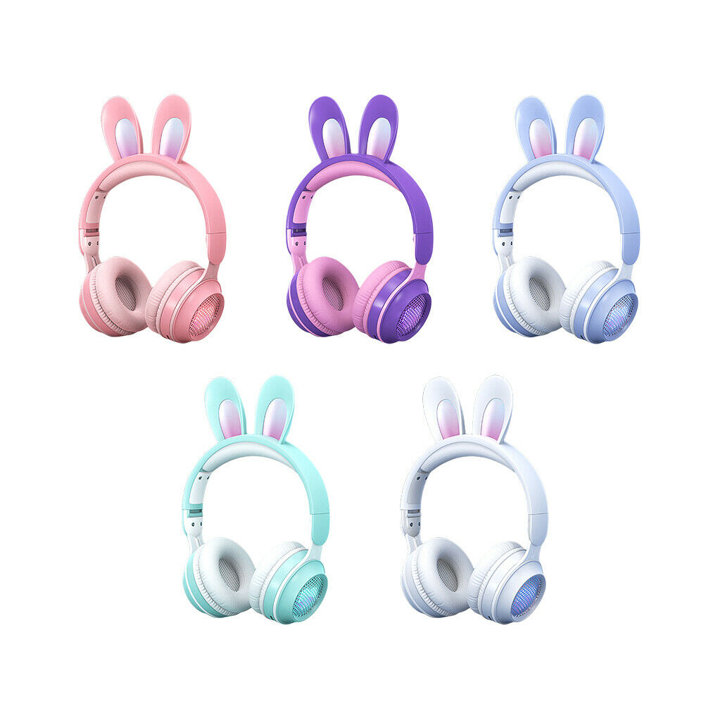 Rabbit Ear Headphones Bluetooth Headset Cute Earphone For Adults Kids Rabbit Ear Headphones Bluetooth Headset Cute Earphone For Adults Kids